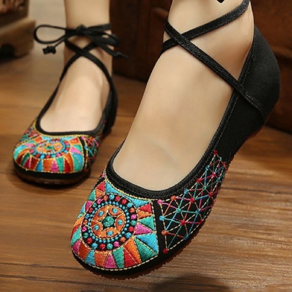 Embroidered Flats